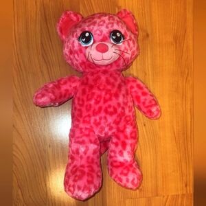 Build a Bear Leapard Print Bear EUC